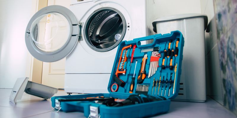 O que significa cheiro de gás na máquina de lavar roupa em Brasília